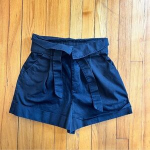 Zara Cotton Black Women's Shorts